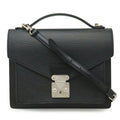 Louis Vuitton Black Noir Epi Leather Handbag Shoulder Bag