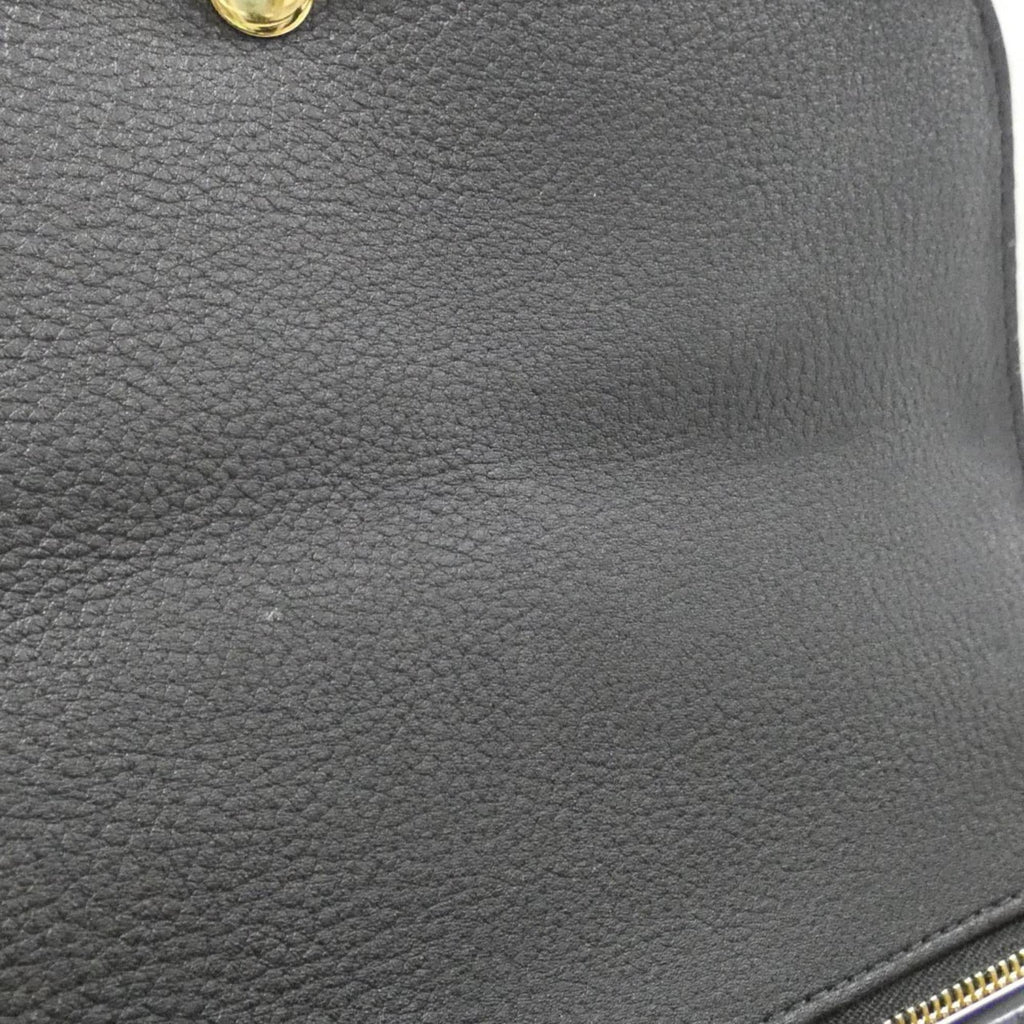 Louis Vuitton Black Leather Shoulder Bag