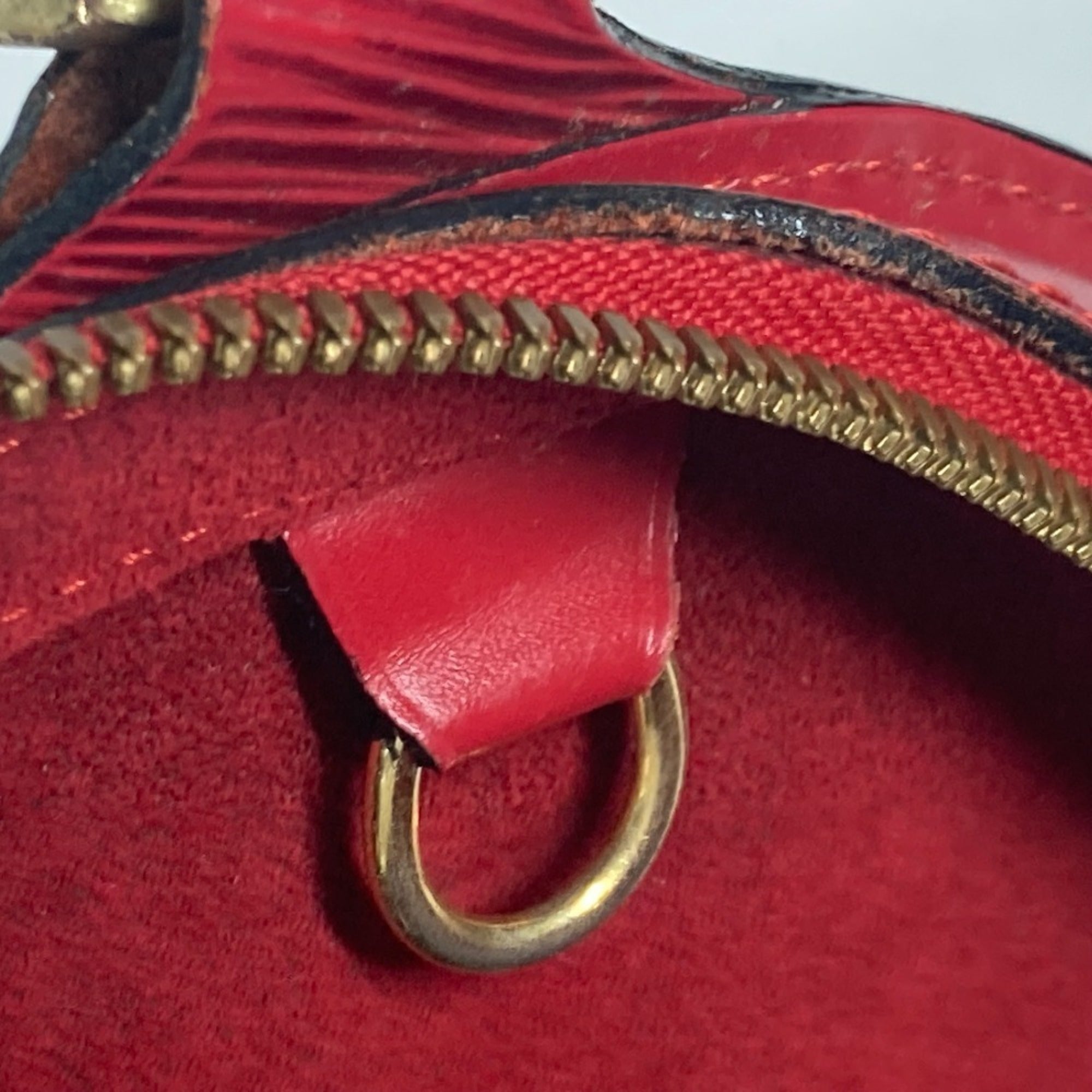 Louis Vuitton Red Color Epi Leather Backpack