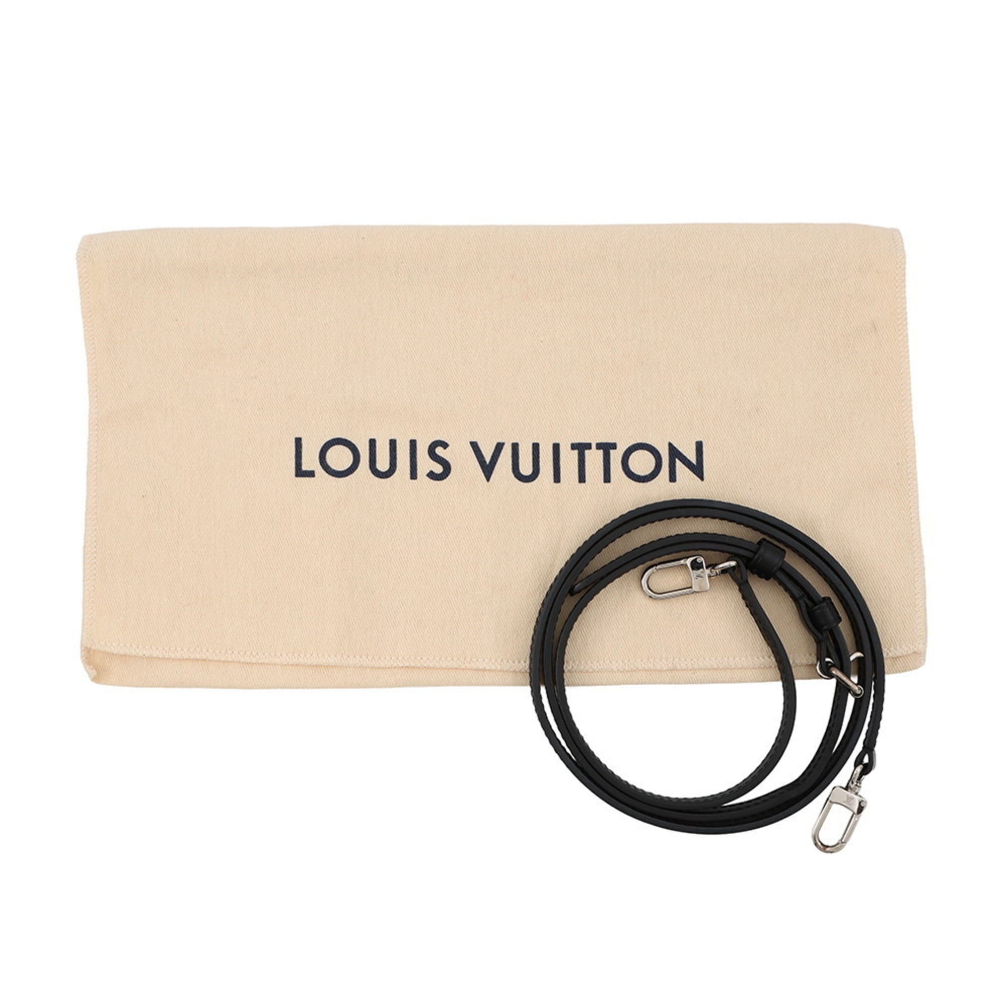 Louis Vuitton Monogram Reverse Noir Monogram Reverse Handbag Pochette Shoulder Bag
