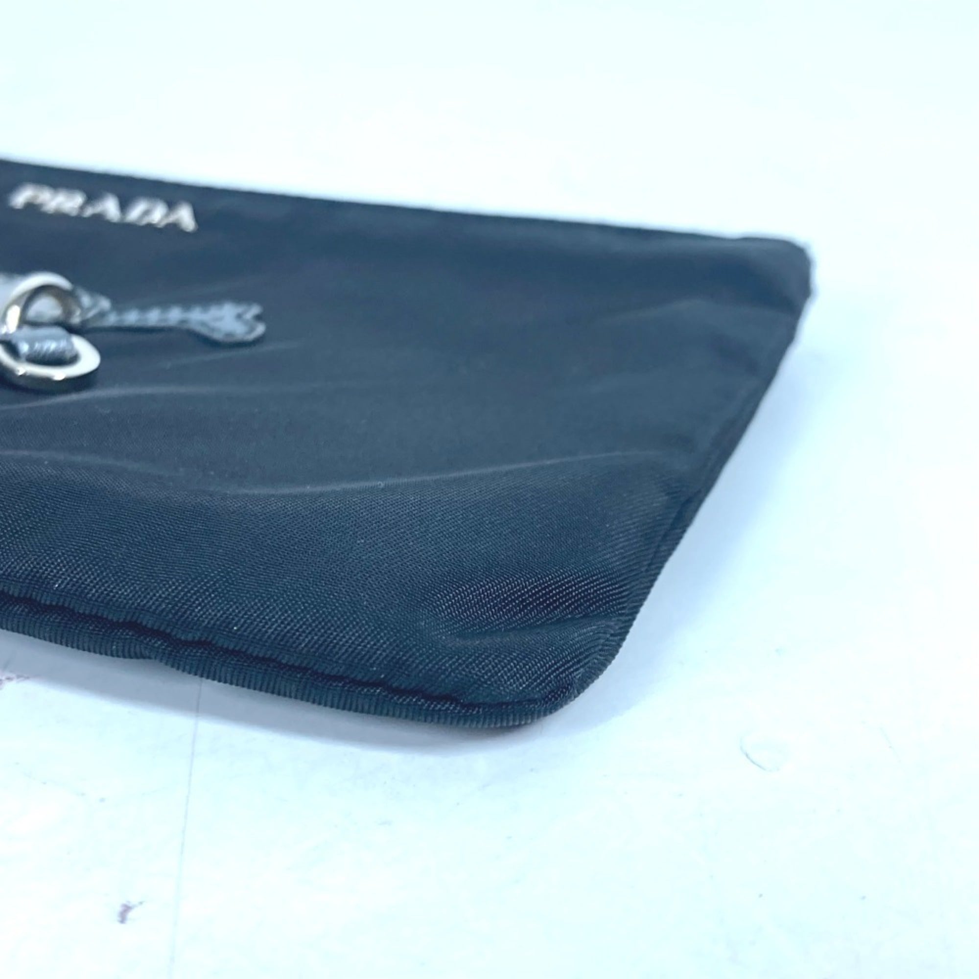 Prada Black Nylon Clutch Bag Pouch