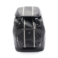 Louis Vuitton Black Coated Canvas Leather Backpack