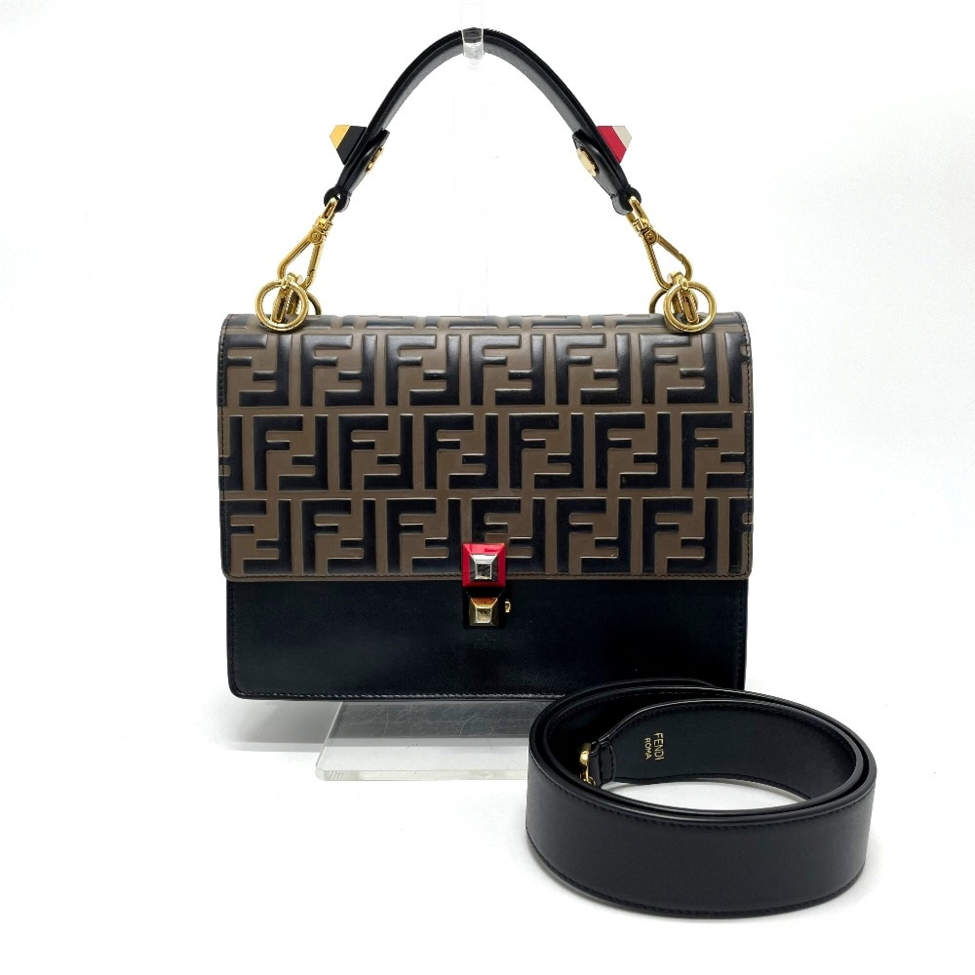 Fendi Brown Leather Handbag