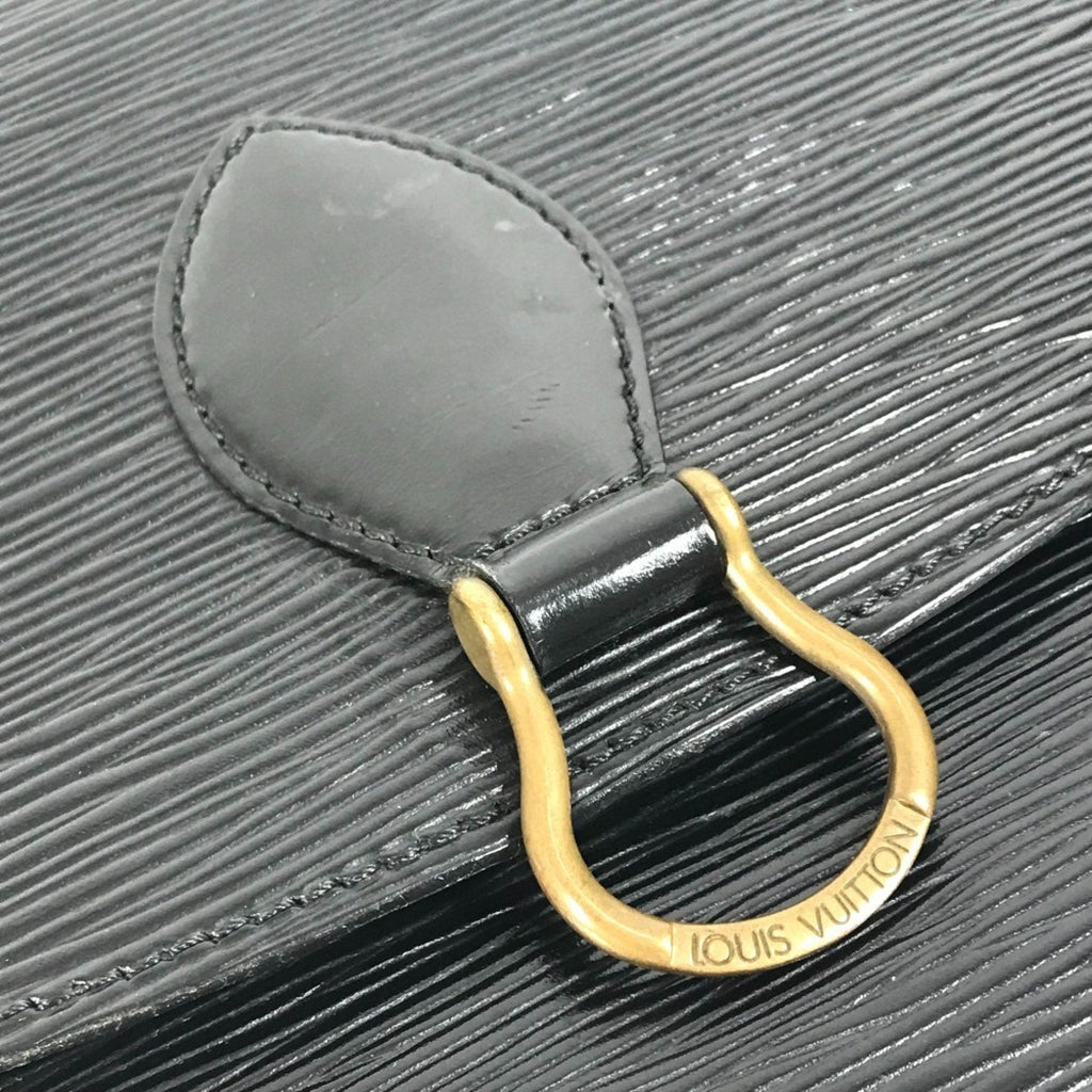 Louis Vuitton Black Noir Epi Leather Shoulder Bag