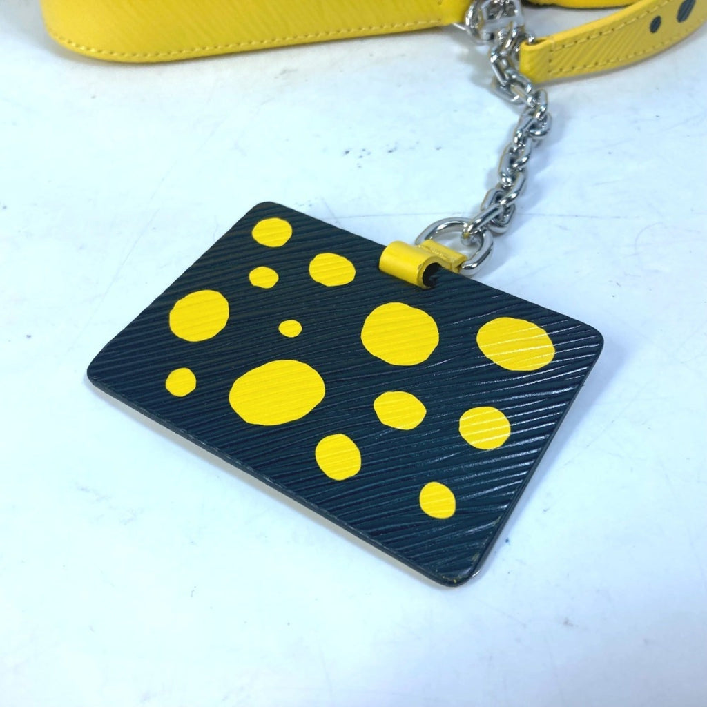 Louis Vuitton Black Jaune Yellow Epi Leather Handbag Shoulder Bag