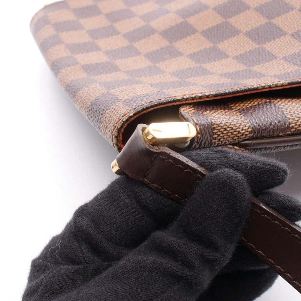 Louis Vuitton Brown Damier Canvas Coated Canvas Leather Shoulder Bag