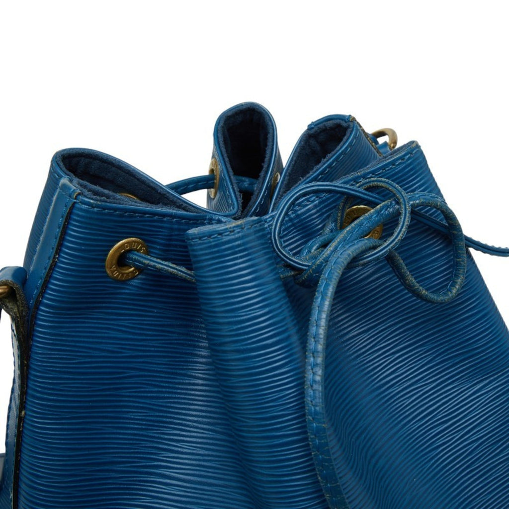 Louis Vuitton Toledo Blue Leather Shoulder Bag