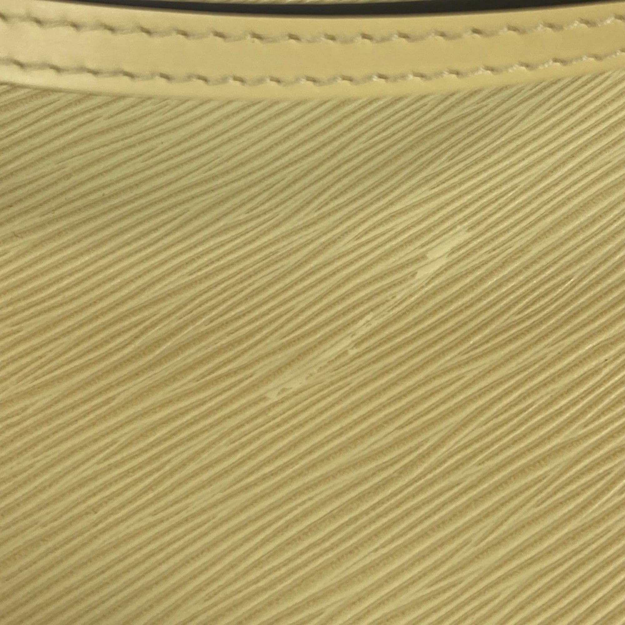 Louis Vuitton Yellow Leather Tote Bag