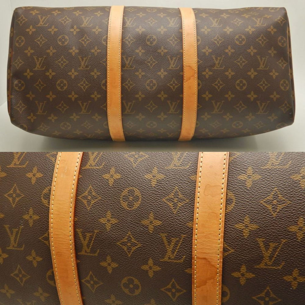 Louis Vuitton Monogram Brown Pvc Boston Bag