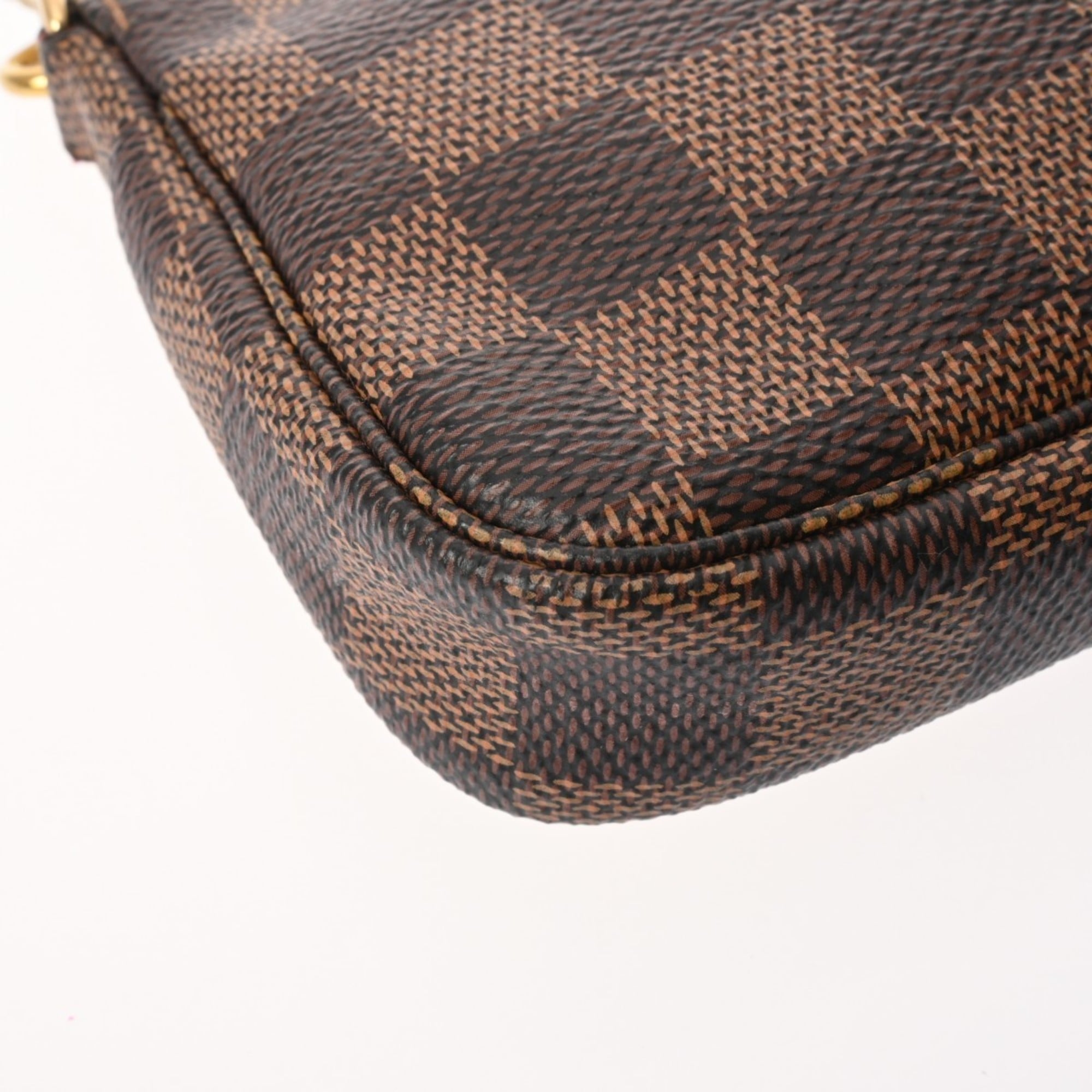 Louis Vuitton Damier Brown Damier Canvas Pochette Pouch