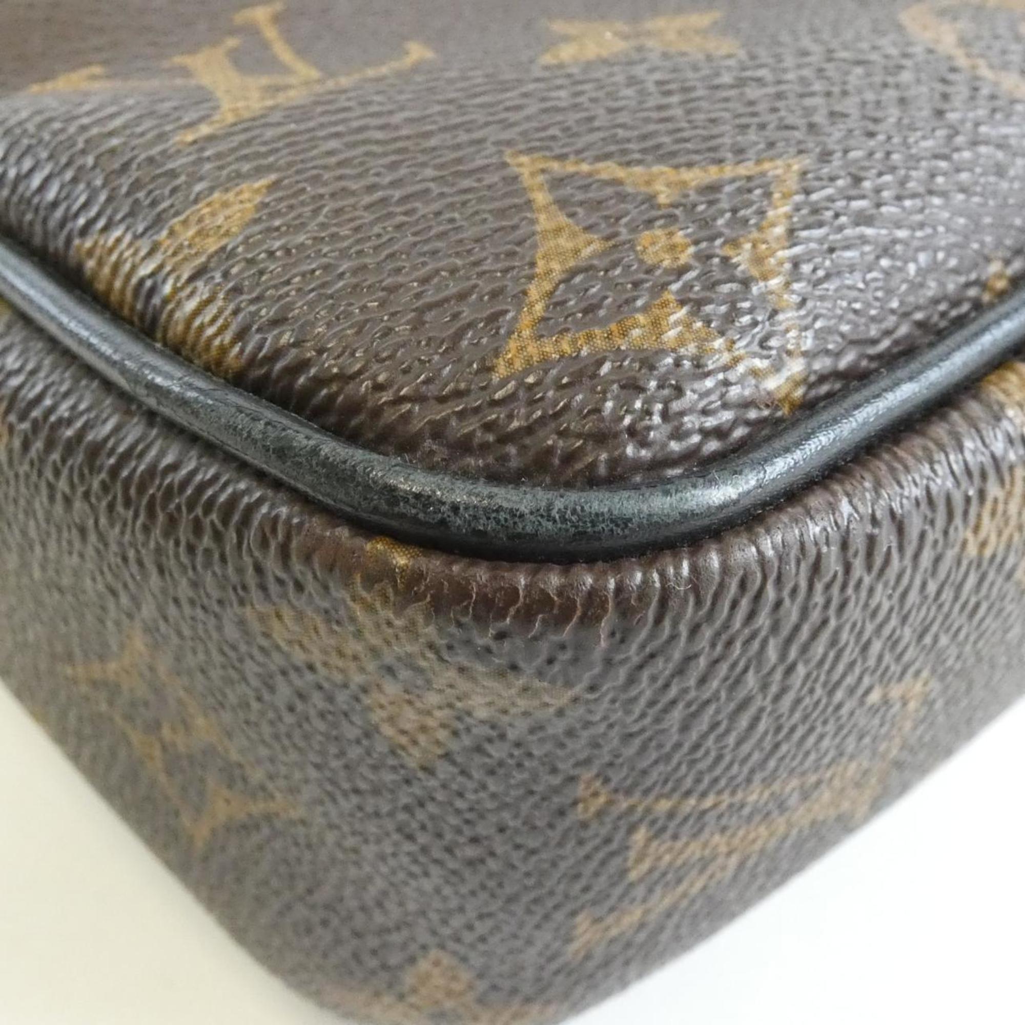 Louis Vuitton Marron Coated Canvas Handbag