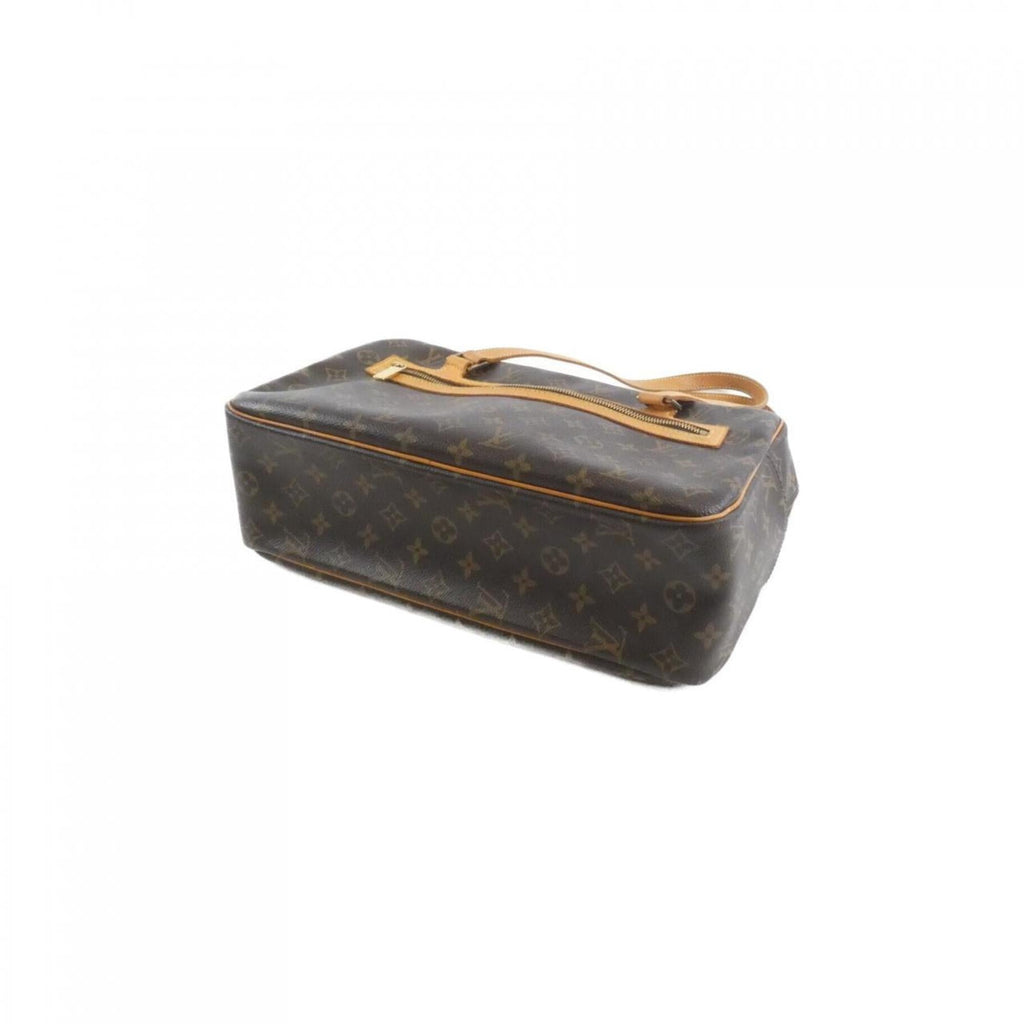 Louis Vuitton Brown Coated Canvas Shoulder Bag
