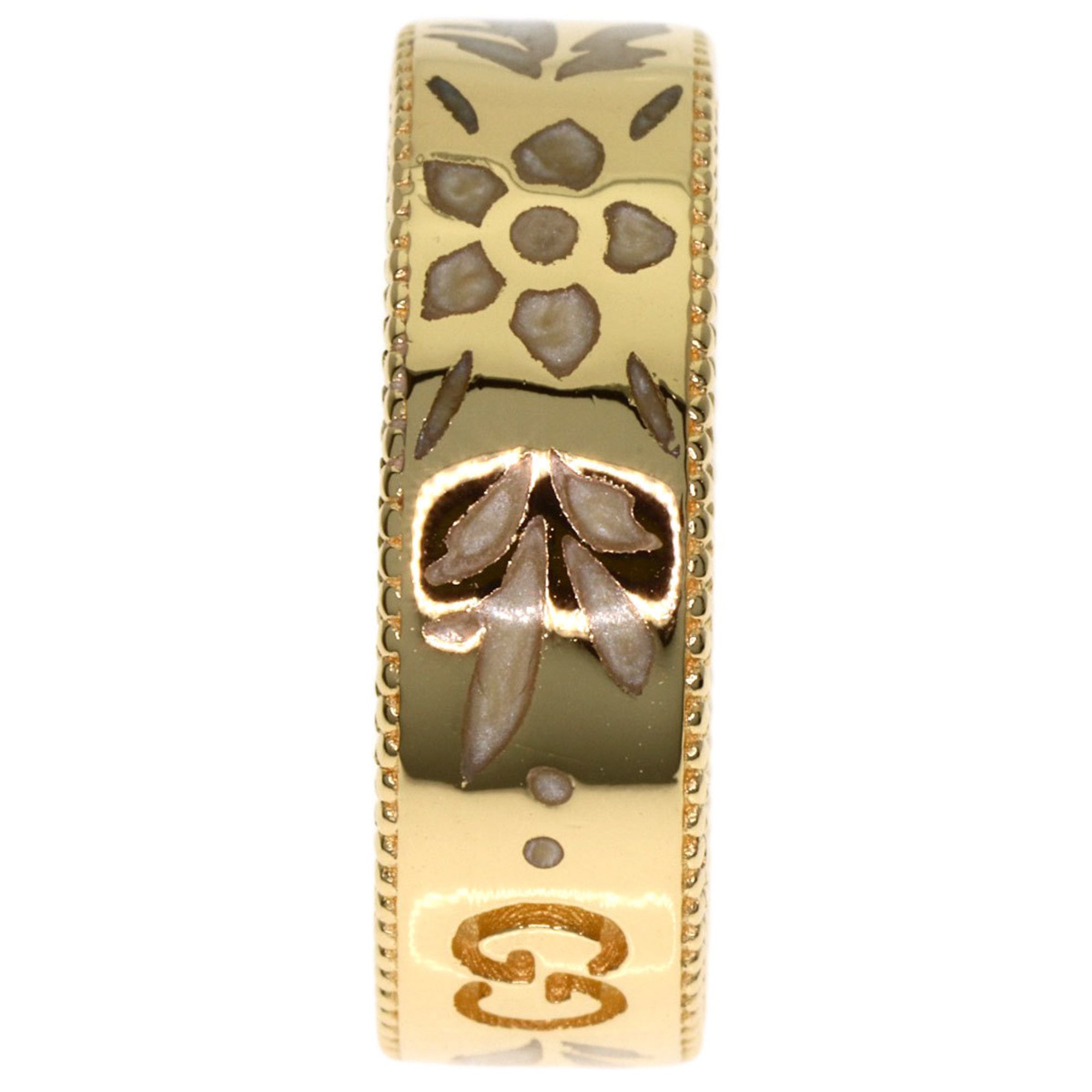 Gucci Icon Yellow Gold (18K) Band Ring (Pre-Owned)