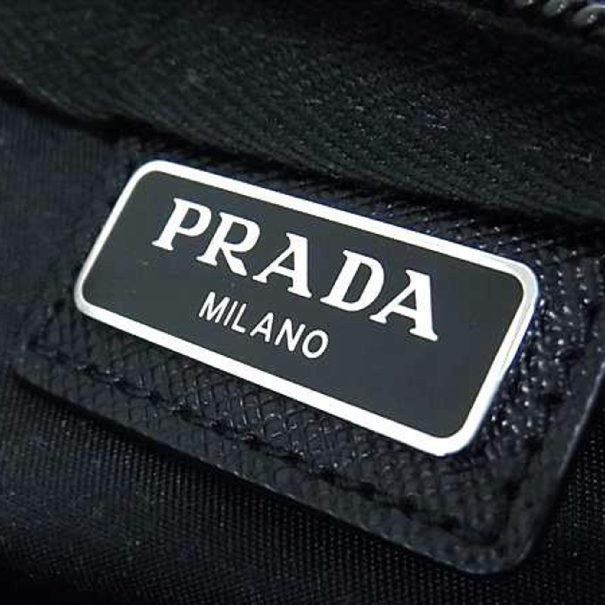 Prada Black Tessuto Nylon Pouch