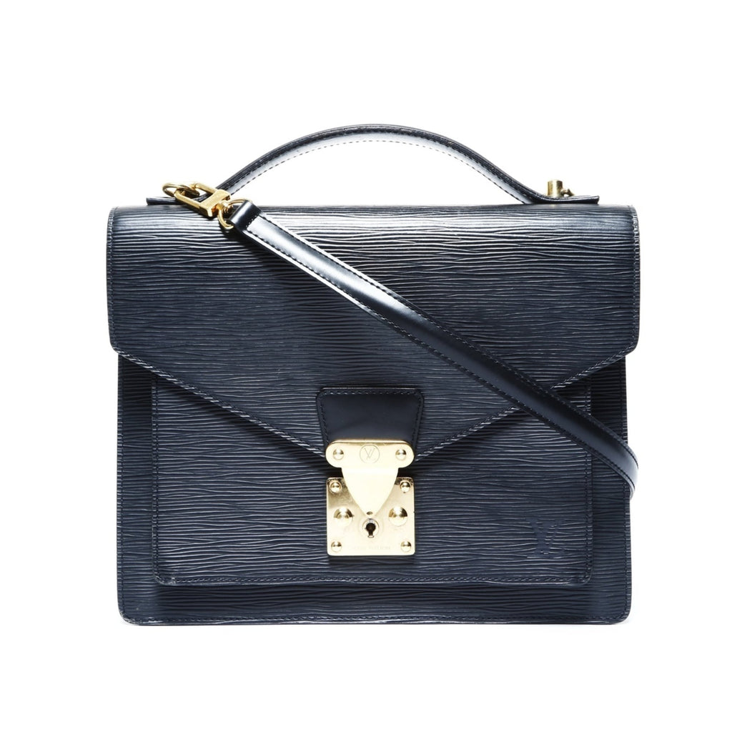 Louis Vuitton Epi Black Epi Leather Handbag
