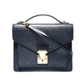 Louis Vuitton Epi Black Epi Leather Handbag