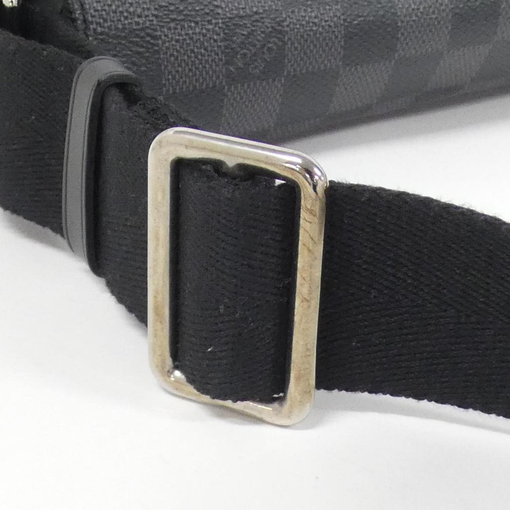 Louis Vuitton Graphite Gray Coated Canvas Shoulder Bag