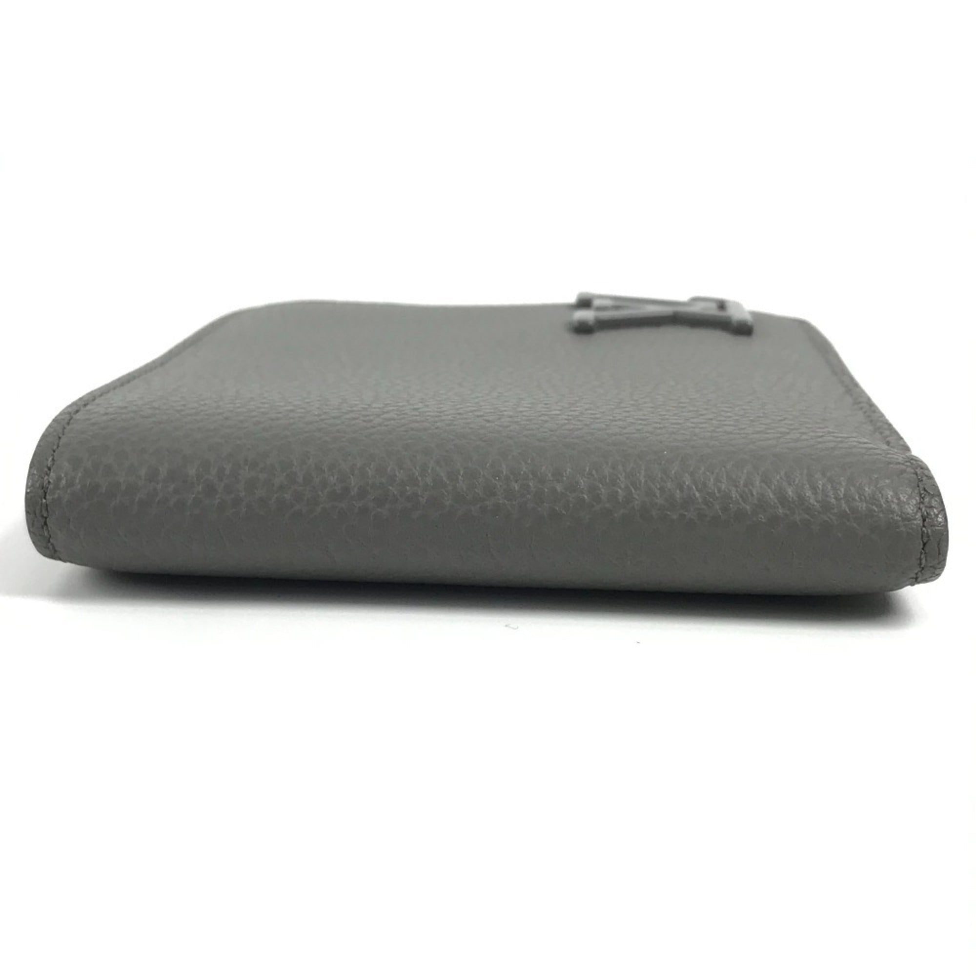 Louis Vuitton Gray Leather Wallet