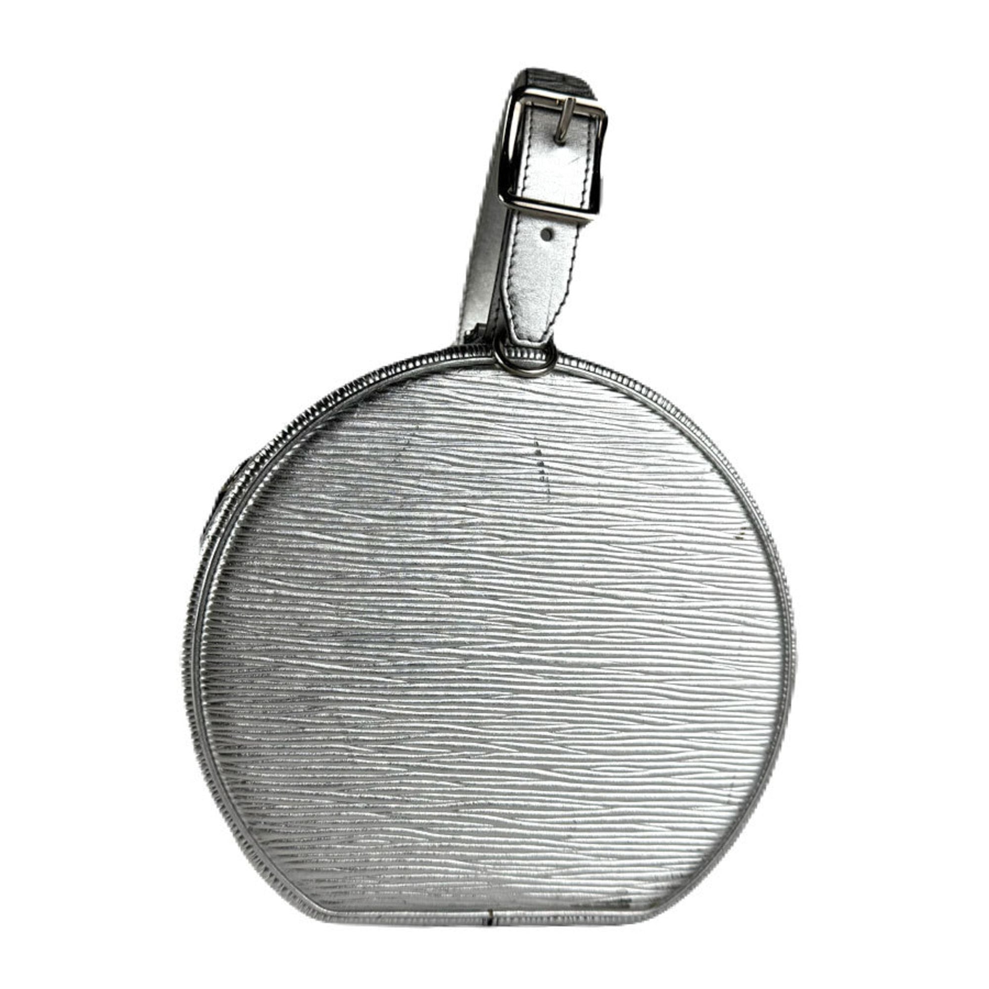 Louis Vuitton Silver Epi Leather Handbag Shoulder Bag