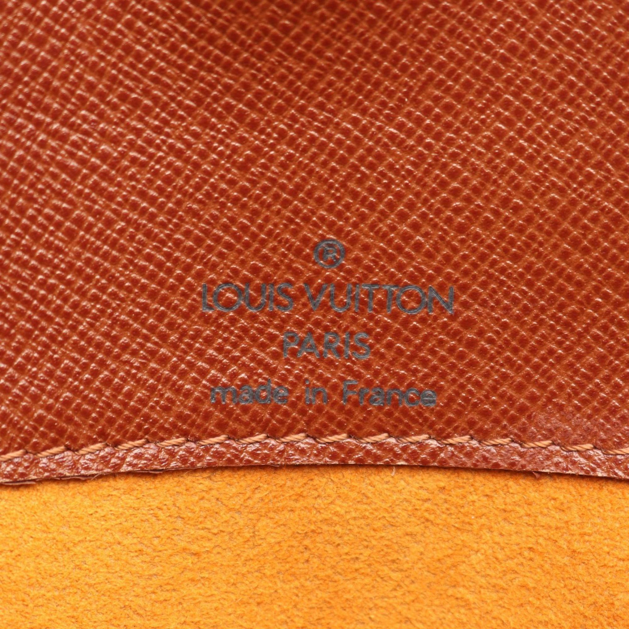 Louis Vuitton Brown Coated Canvas Pvc Leather Shoulder Bag
