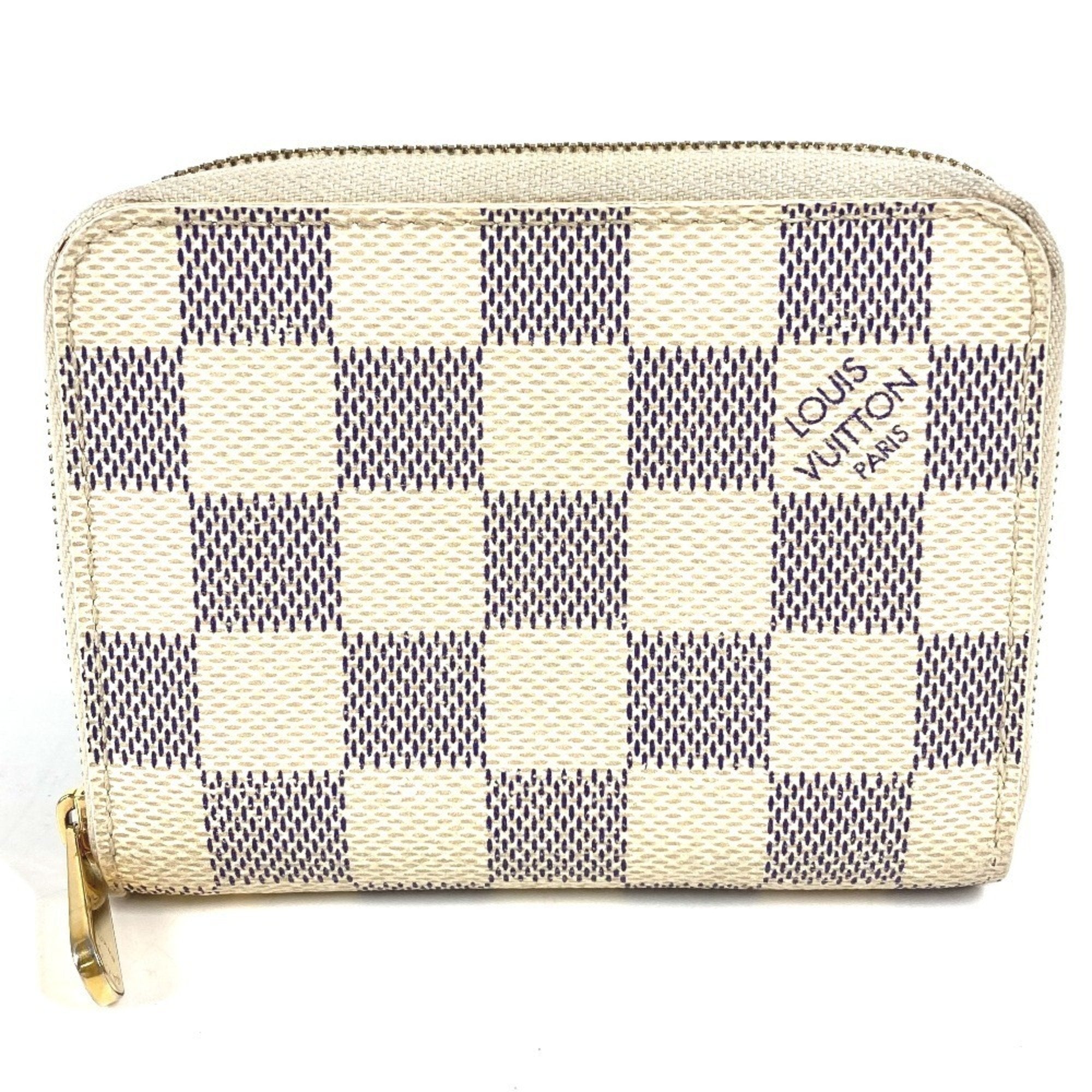 Louis Vuitton Damier Azur Damier Azur White Damier Azur Coin Purse/Coin Case