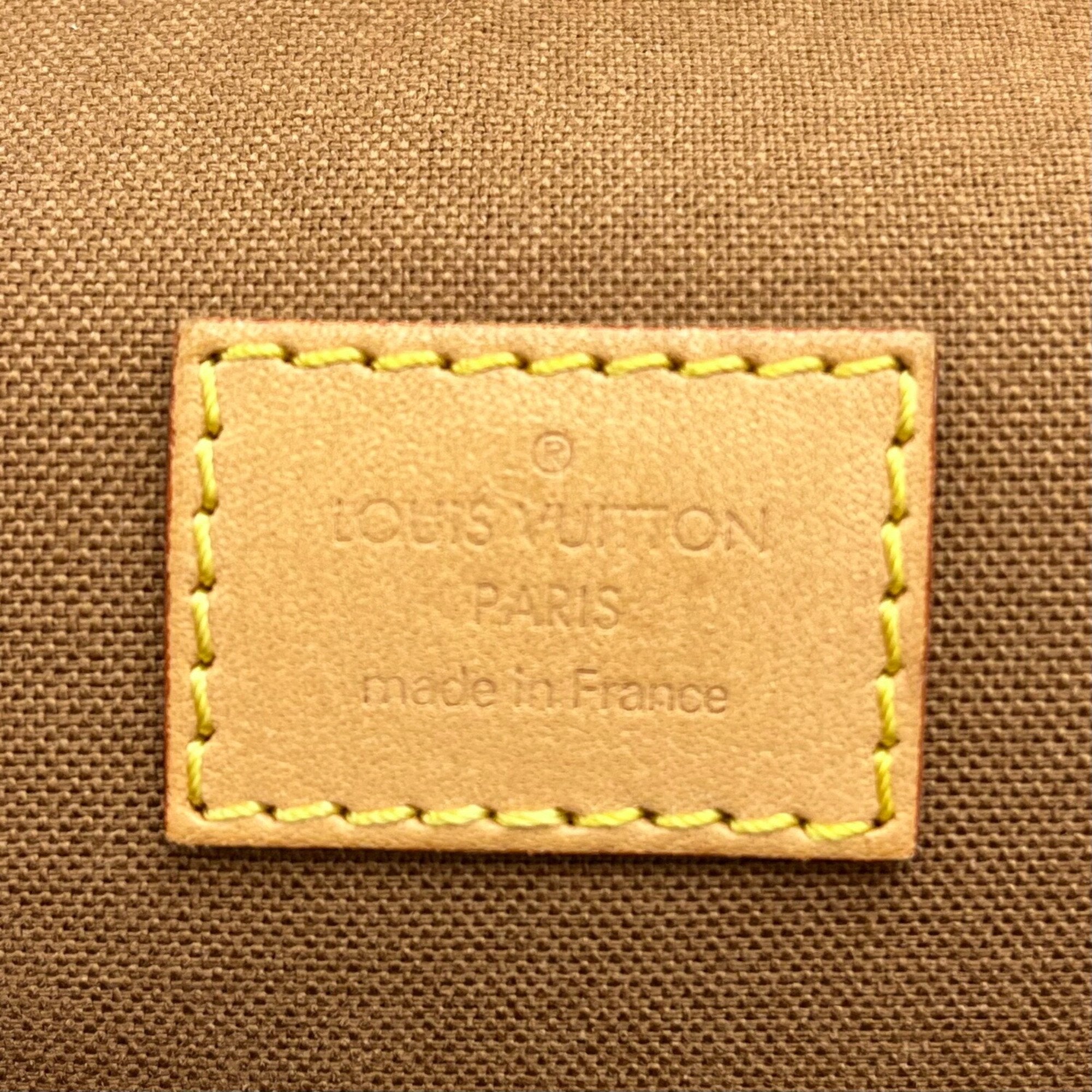 Louis Vuitton Brown Monogram Leather Shoulder Bag