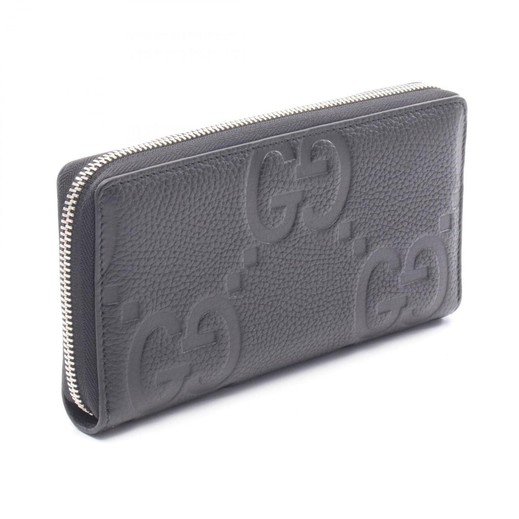 Gucci Black Leather Long Wallet (Bi-Fold) (Pre-Owned)