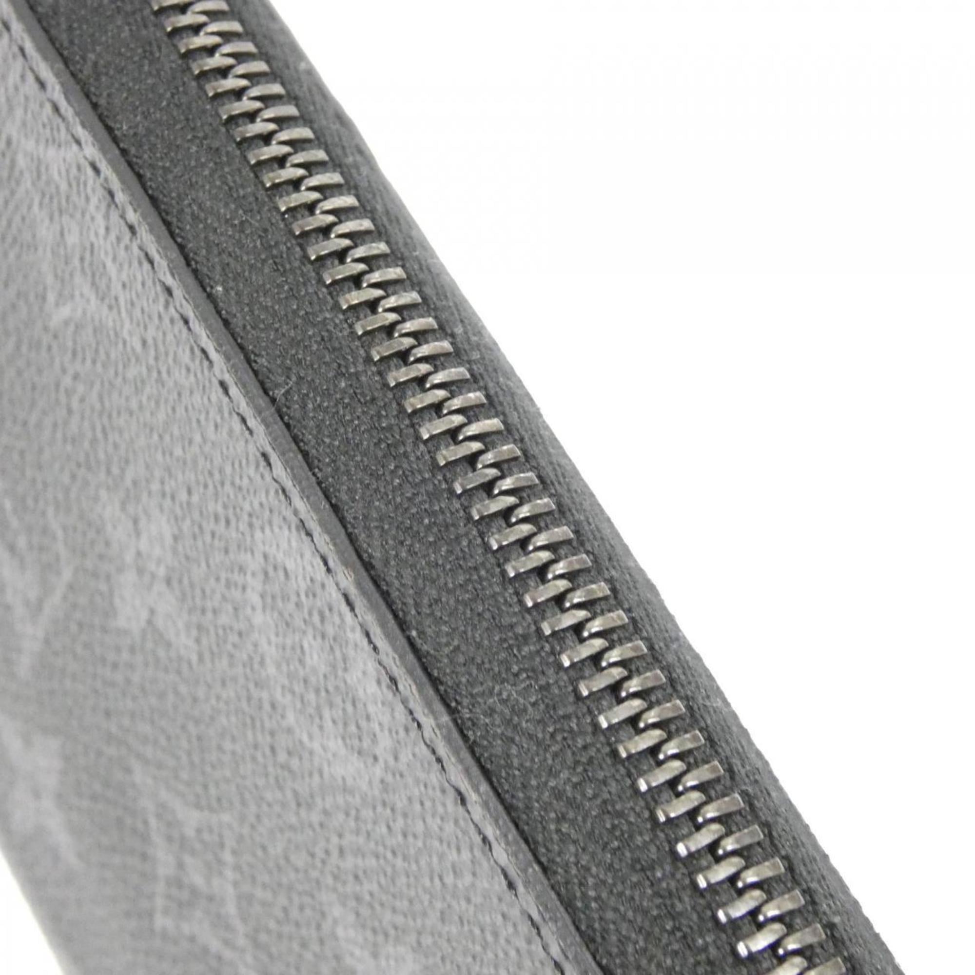 Louis Vuitton Black Coated Canvas Long Wallet