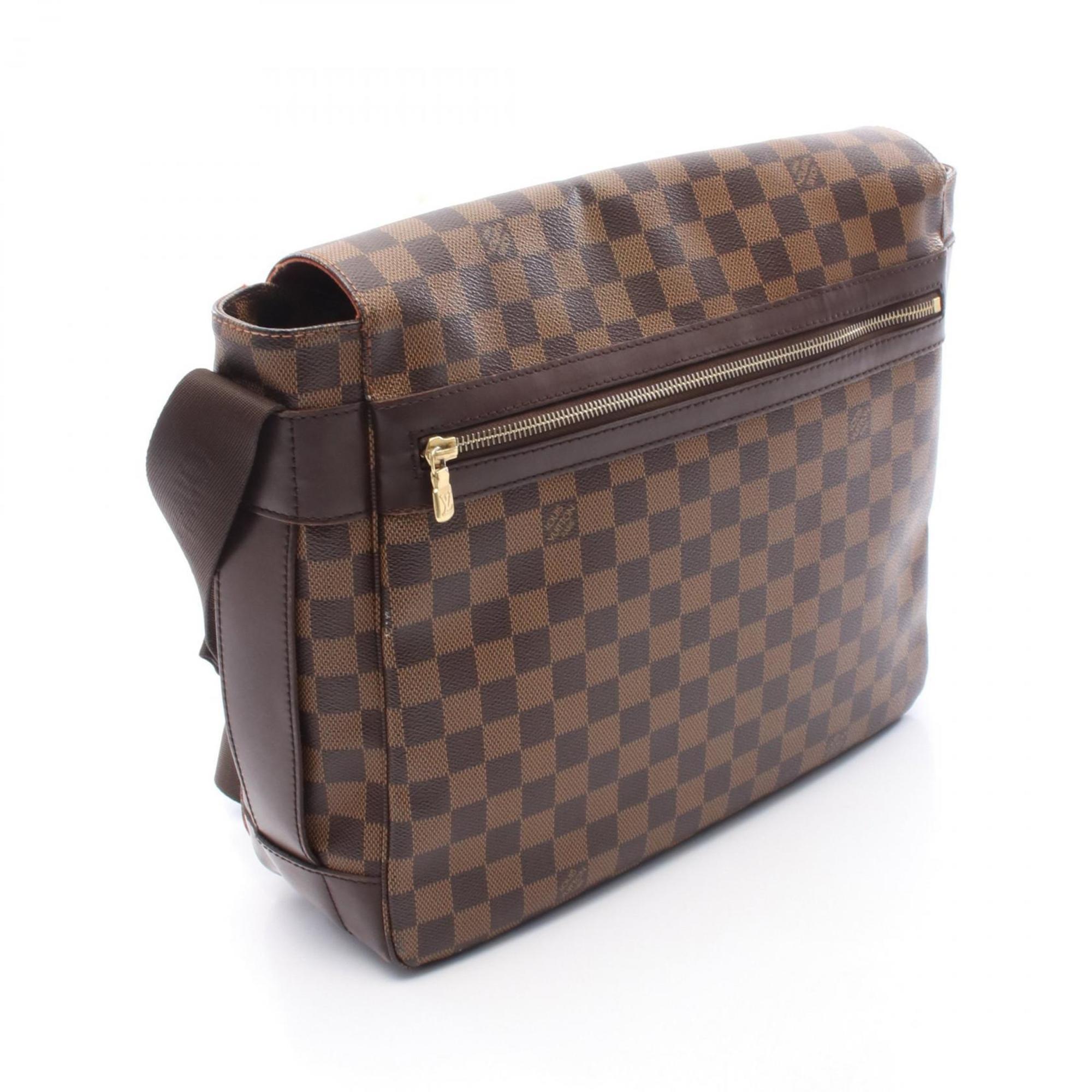 Louis Vuitton Brown Ebene Coated Canvas Leather Shoulder Bag