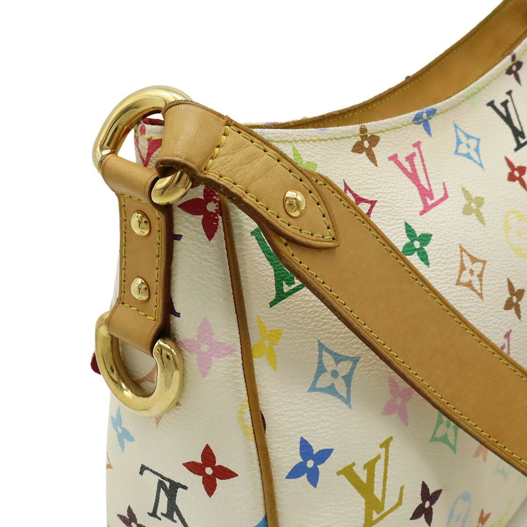 Louis Vuitton Blanc Multi-Color White Monogram Multicolore Shoulder Bag