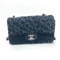 Chanel Black Denim Shoulder Bag