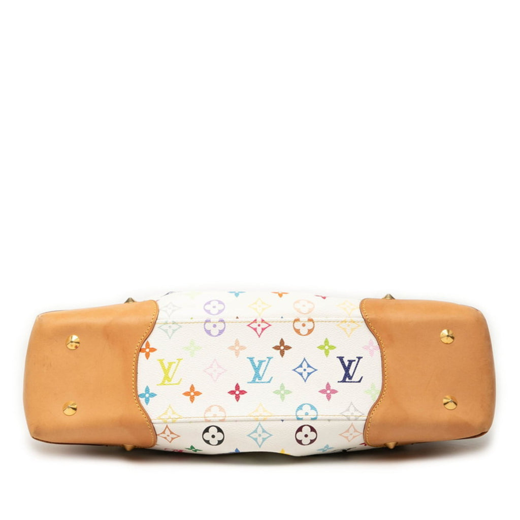 Louis Vuitton Blanc White Pvc Leather Handbag Shoulder Bag