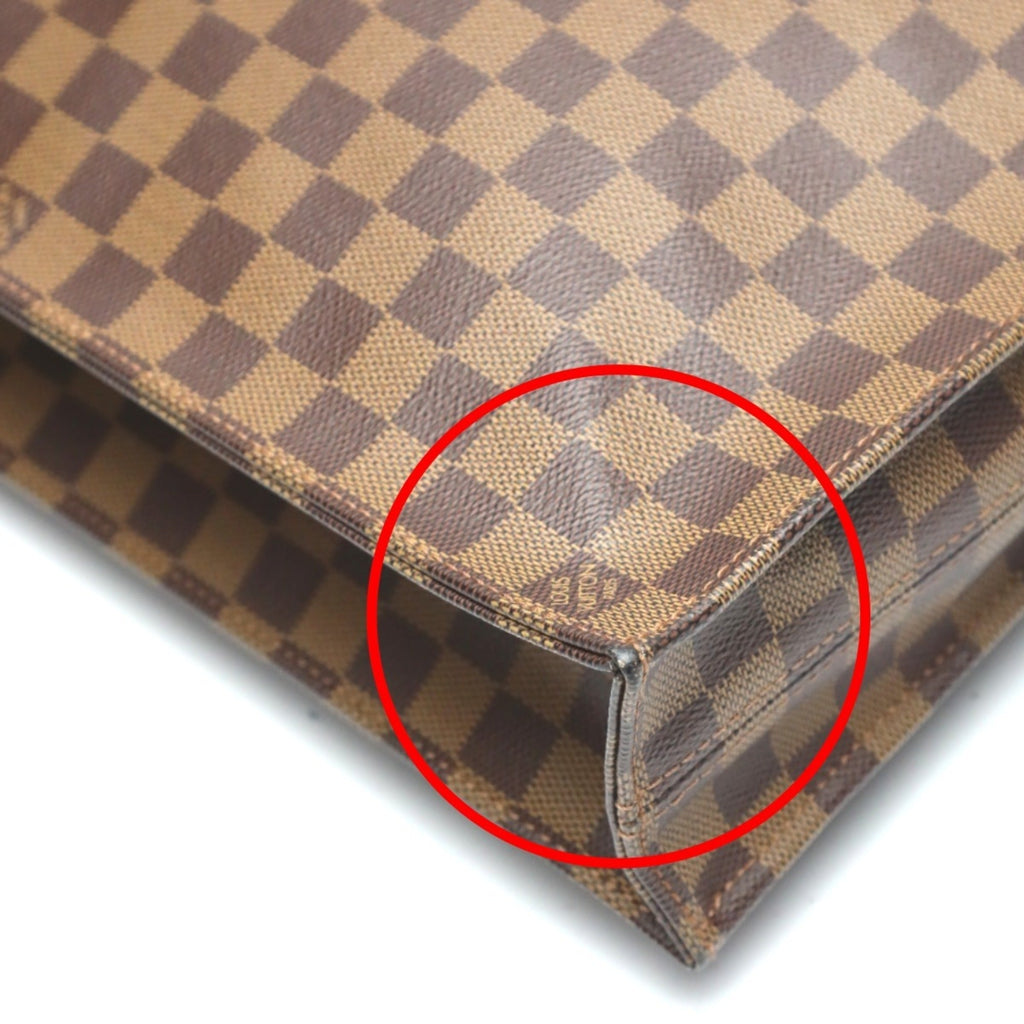 Louis Vuitton Brown Damier Canvas Ebene Damier Canvas Handbag Tote Bag