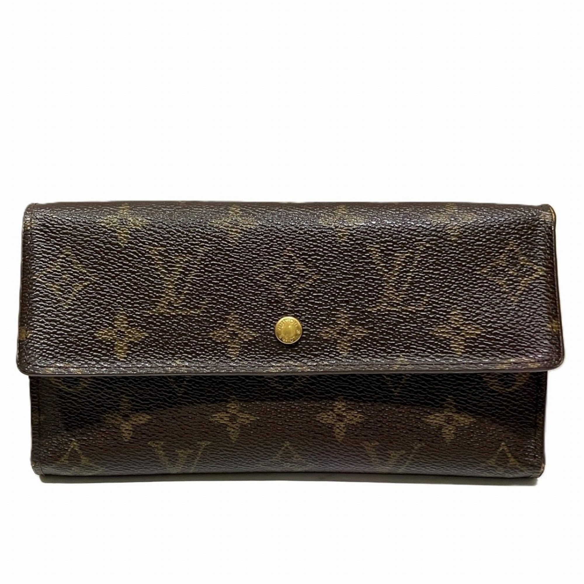 Louis Vuitton Monogram Brown Monogram Monogram Long Wallet
