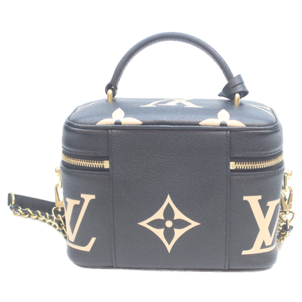Louis Vuitton Black Noir Monogram Empreinte Shoulder Bag