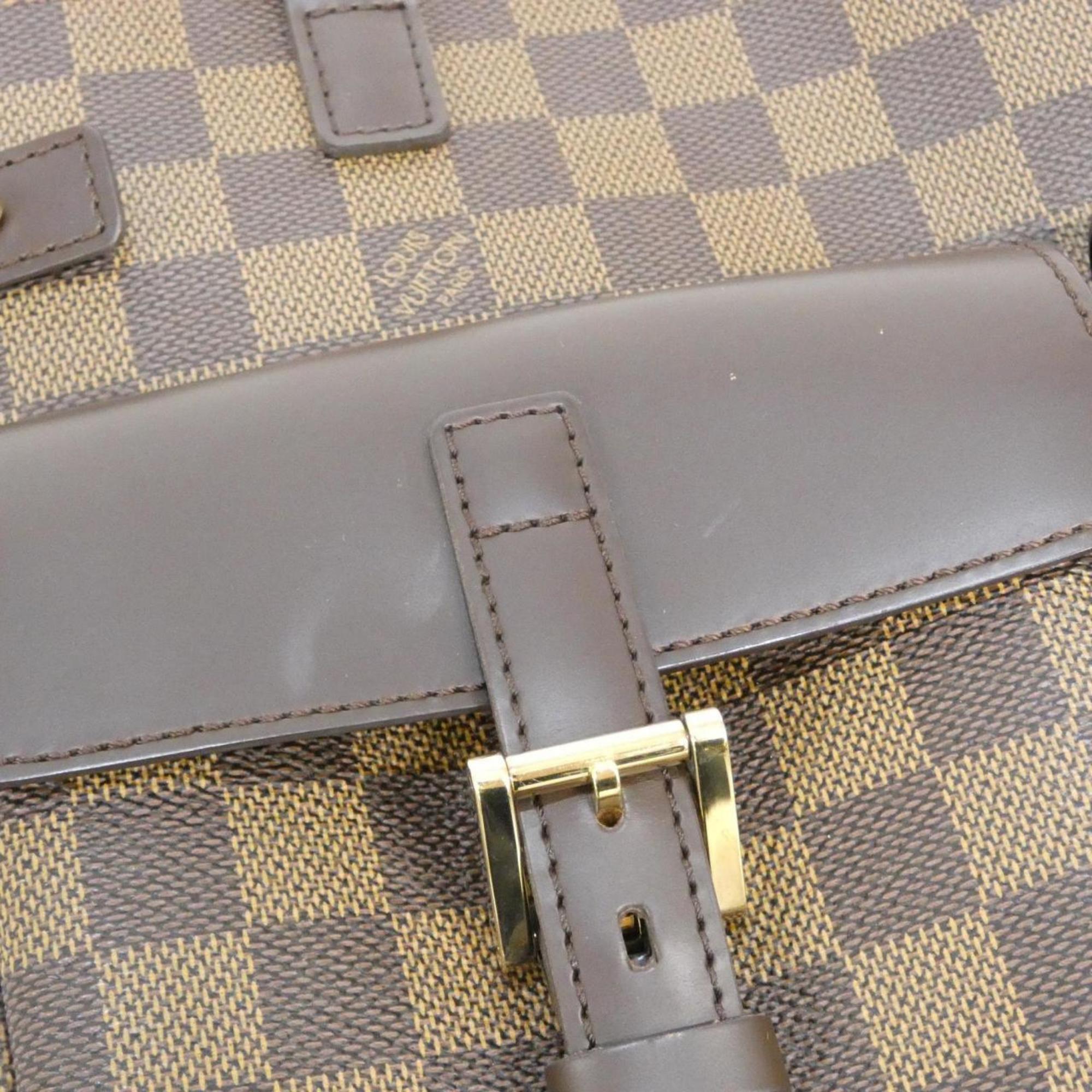 Louis Vuitton Brown Coated Canvas Handbag