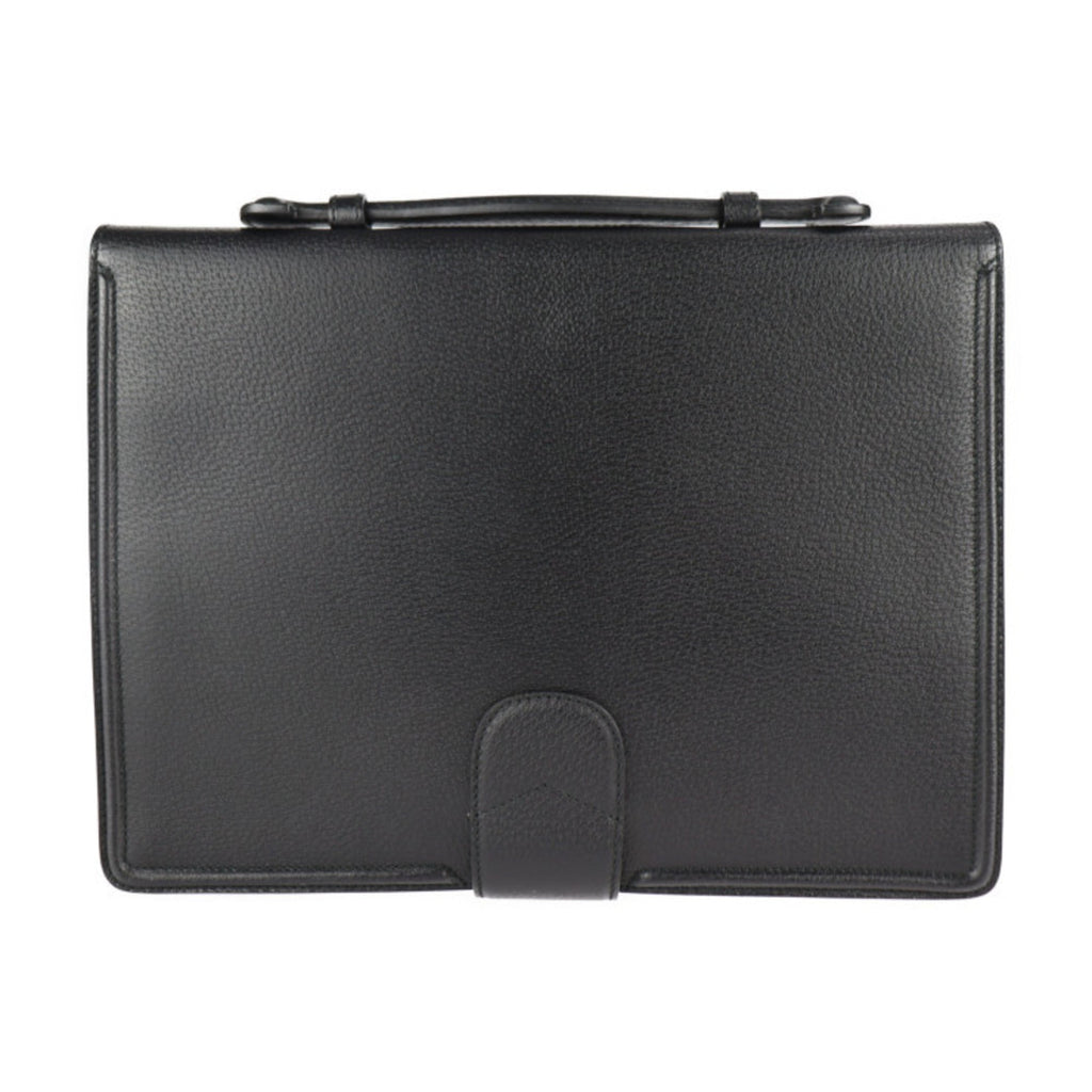 Gucci Black Leather Clutch Bag Handbag Tote Bag (Pre-Owned)