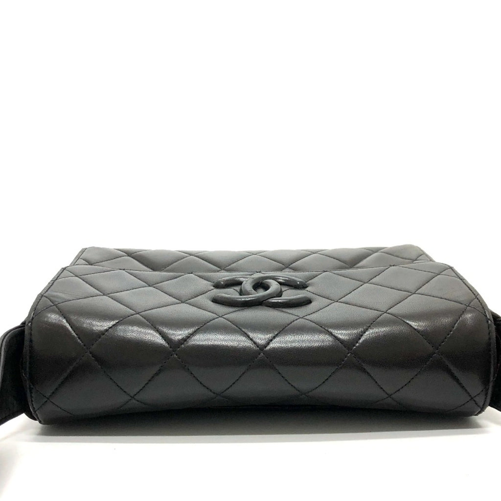 Chanel Black Leather Shoulder Bag