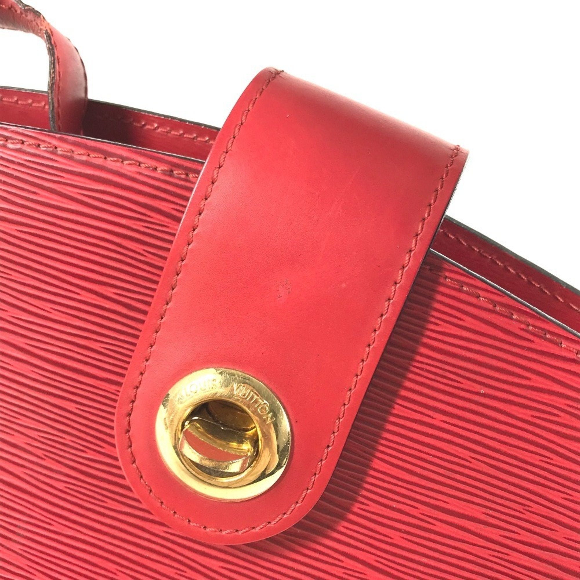 Louis Vuitton Castilian Red Red Color Epi Leather Shoulder Bag