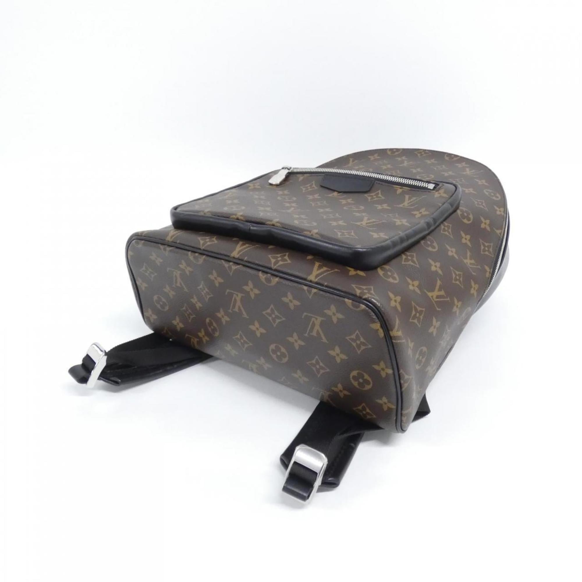 Louis Vuitton Brown Coated Canvas Backpack