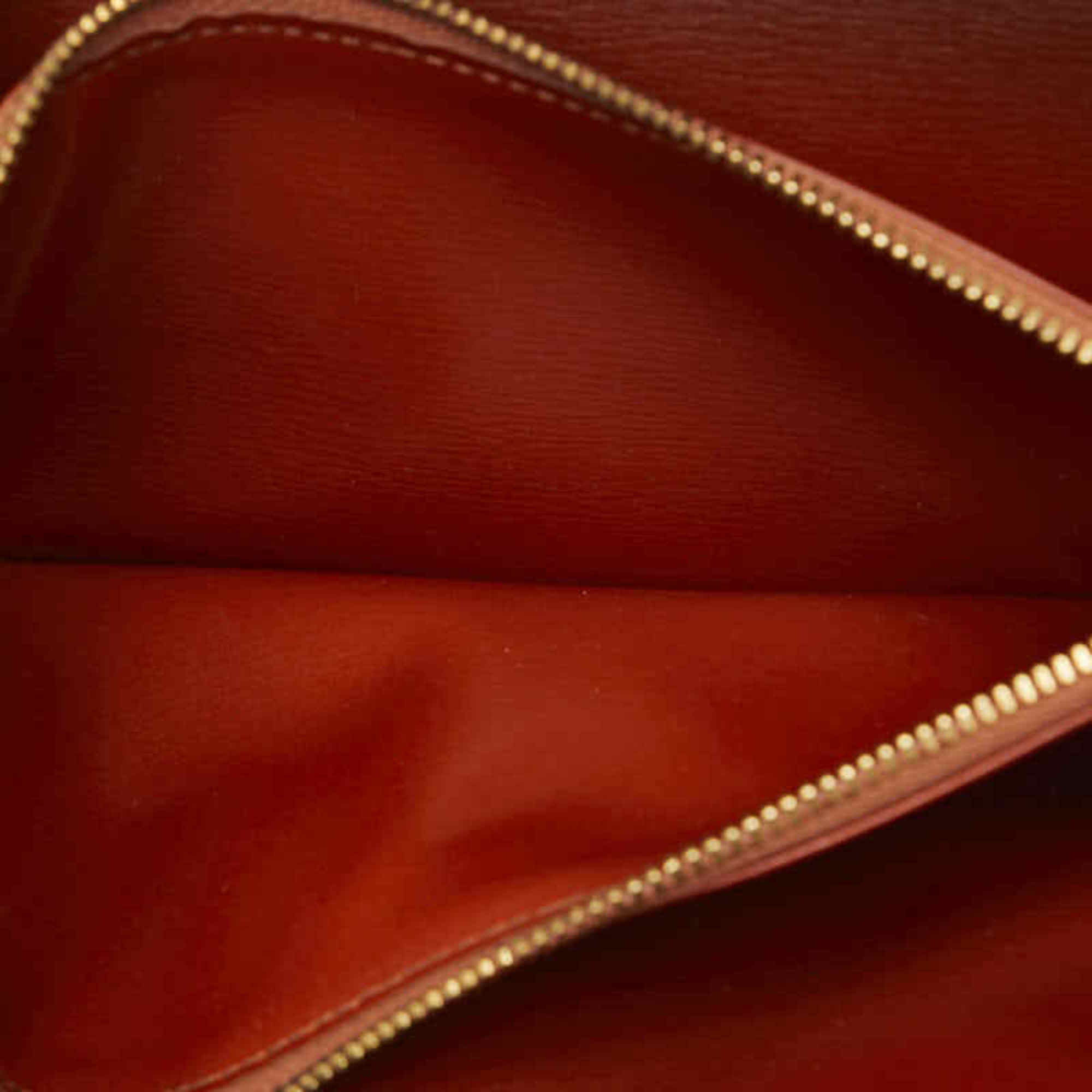 Louis Vuitton Epi Kenyan Brown Epi Leather Long Wallet