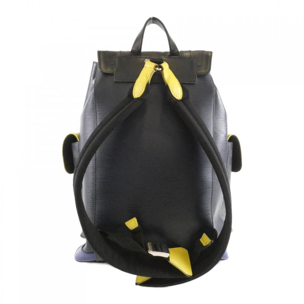 Louis Vuitton Graphite Coated Canvas Leather Backpack