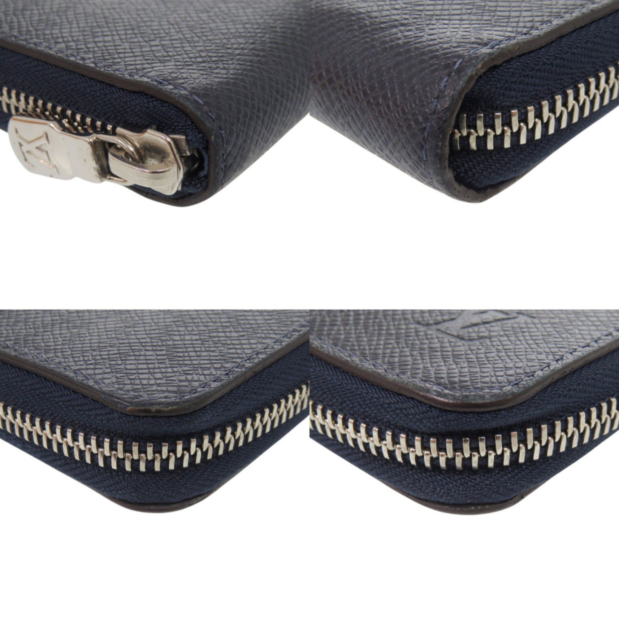 Louis Vuitton Navy Taiga Leather Long Wallet