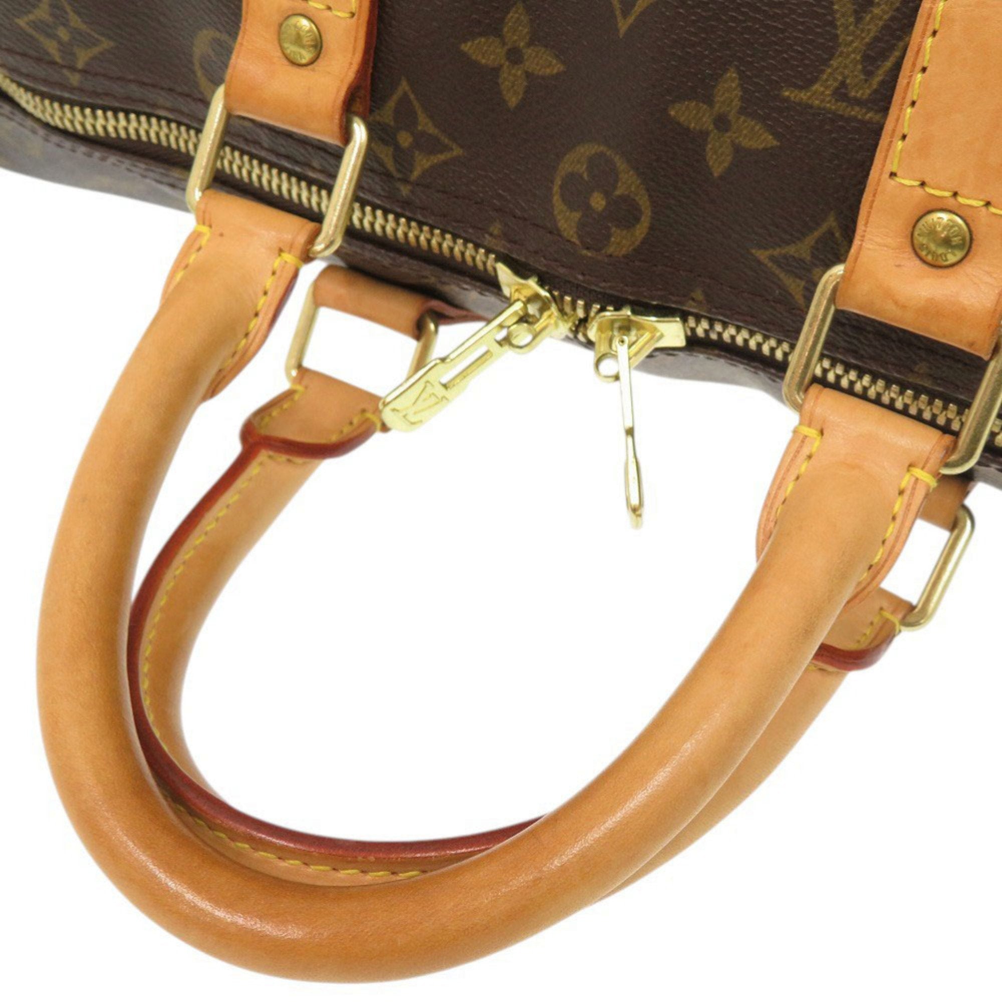 Louis Vuitton Brown Monogram Canvas Boston Bag