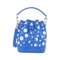 Louis Vuitton Blanc Blue Leather Shoulder Bag