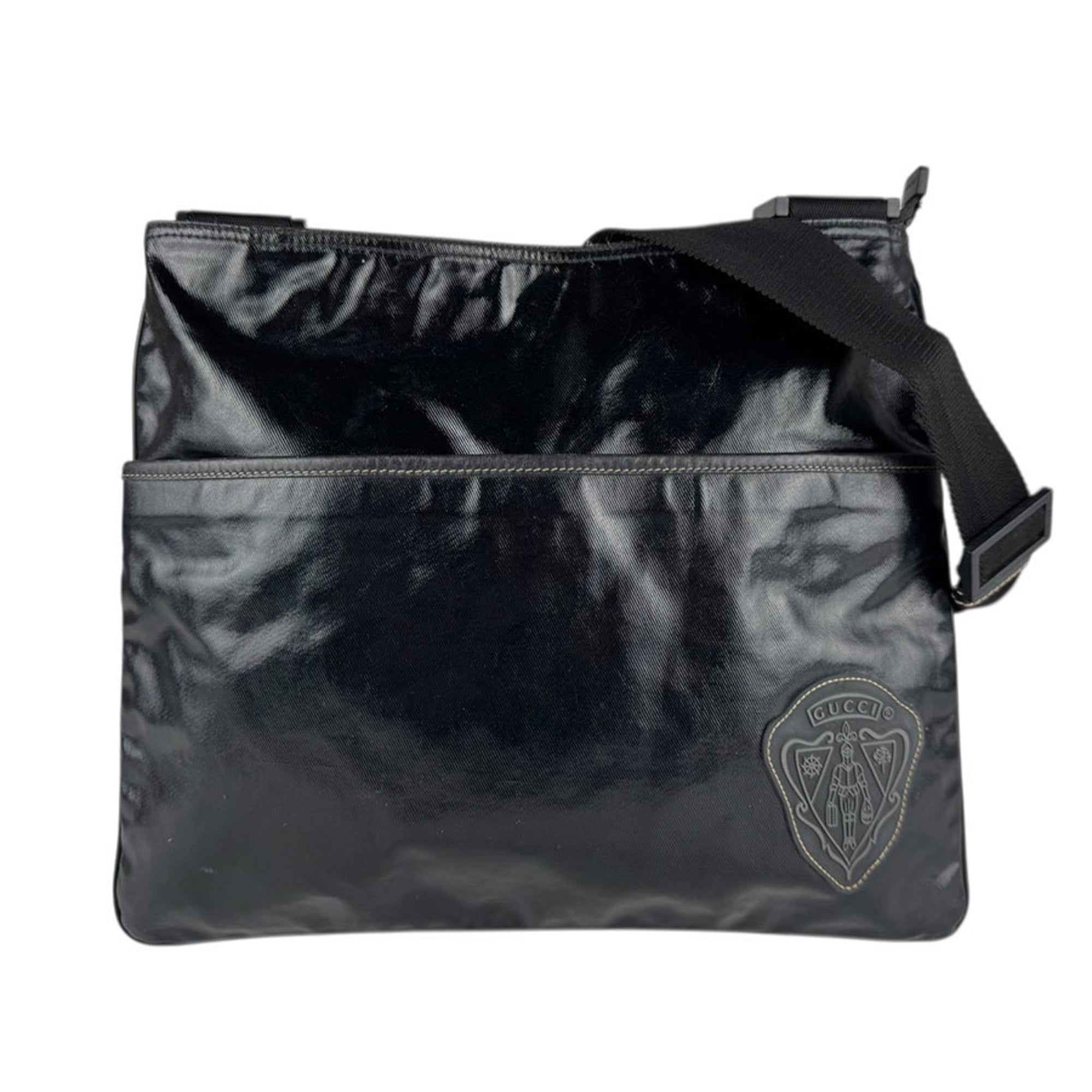 Gucci Black Pvc Shoulder Bag (Pre-Owned)