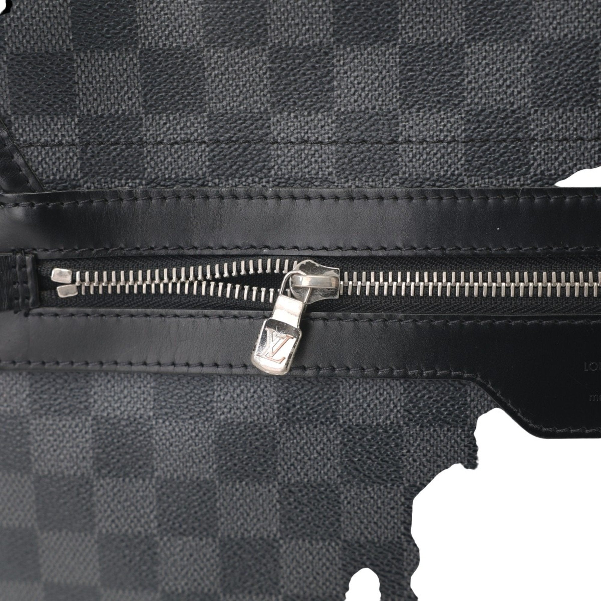Louis Vuitton Black Damier Graphite Damier Graphite Shoulder Bag