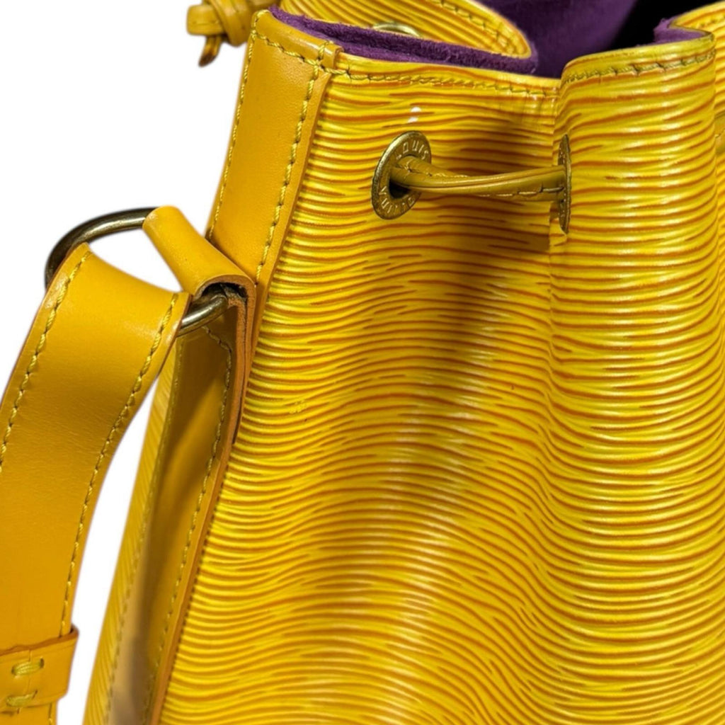 Louis Vuitton Epi Yellow Epi Leather Shoulder Bag