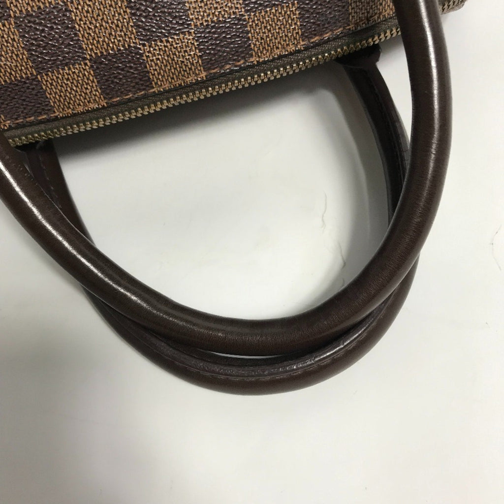 Louis Vuitton Brown Damier Canvas Ebene Damier Canvas Boston Bag Handbag