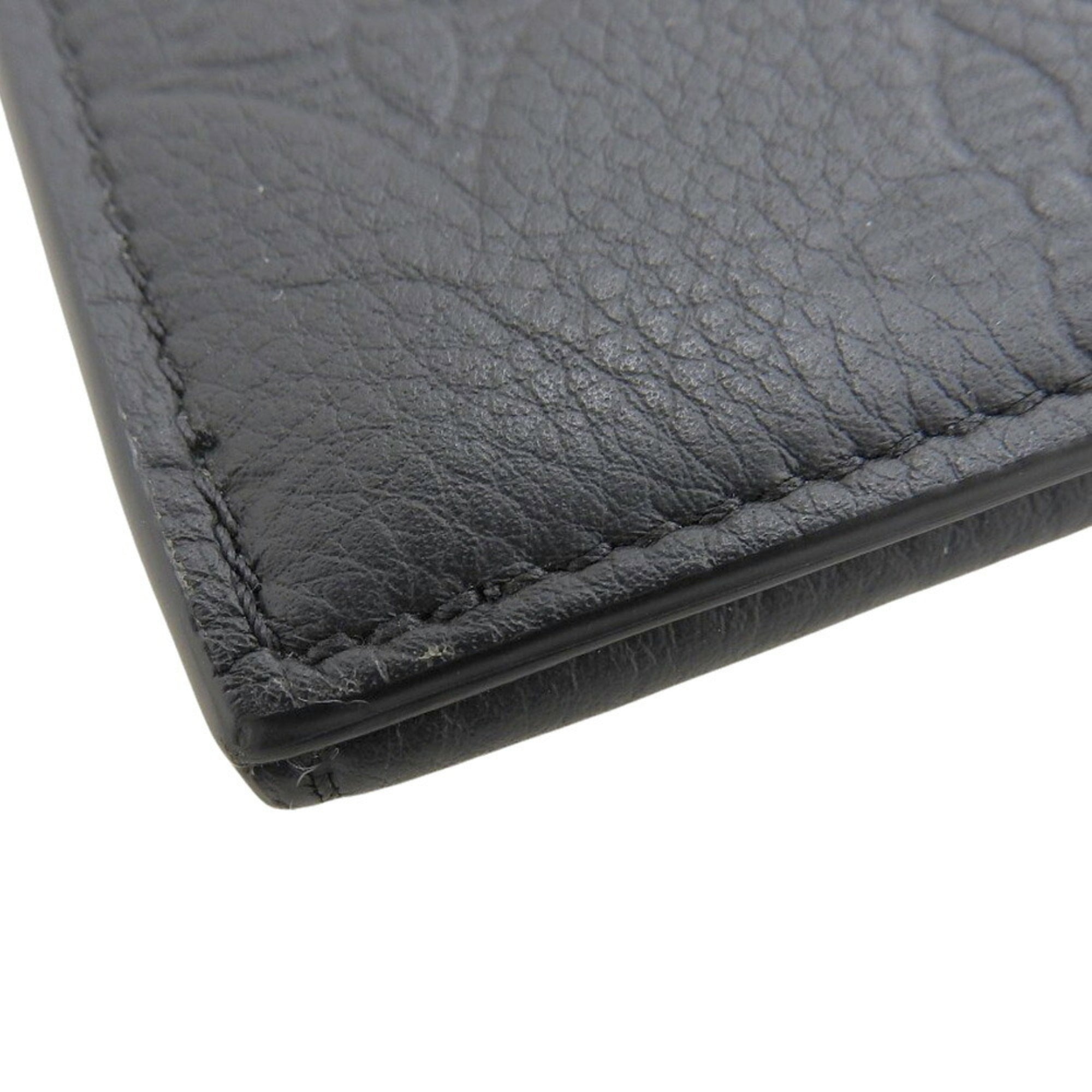 Louis Vuitton Black Noir Monogram Shadow Coin Purse/Coin Case
